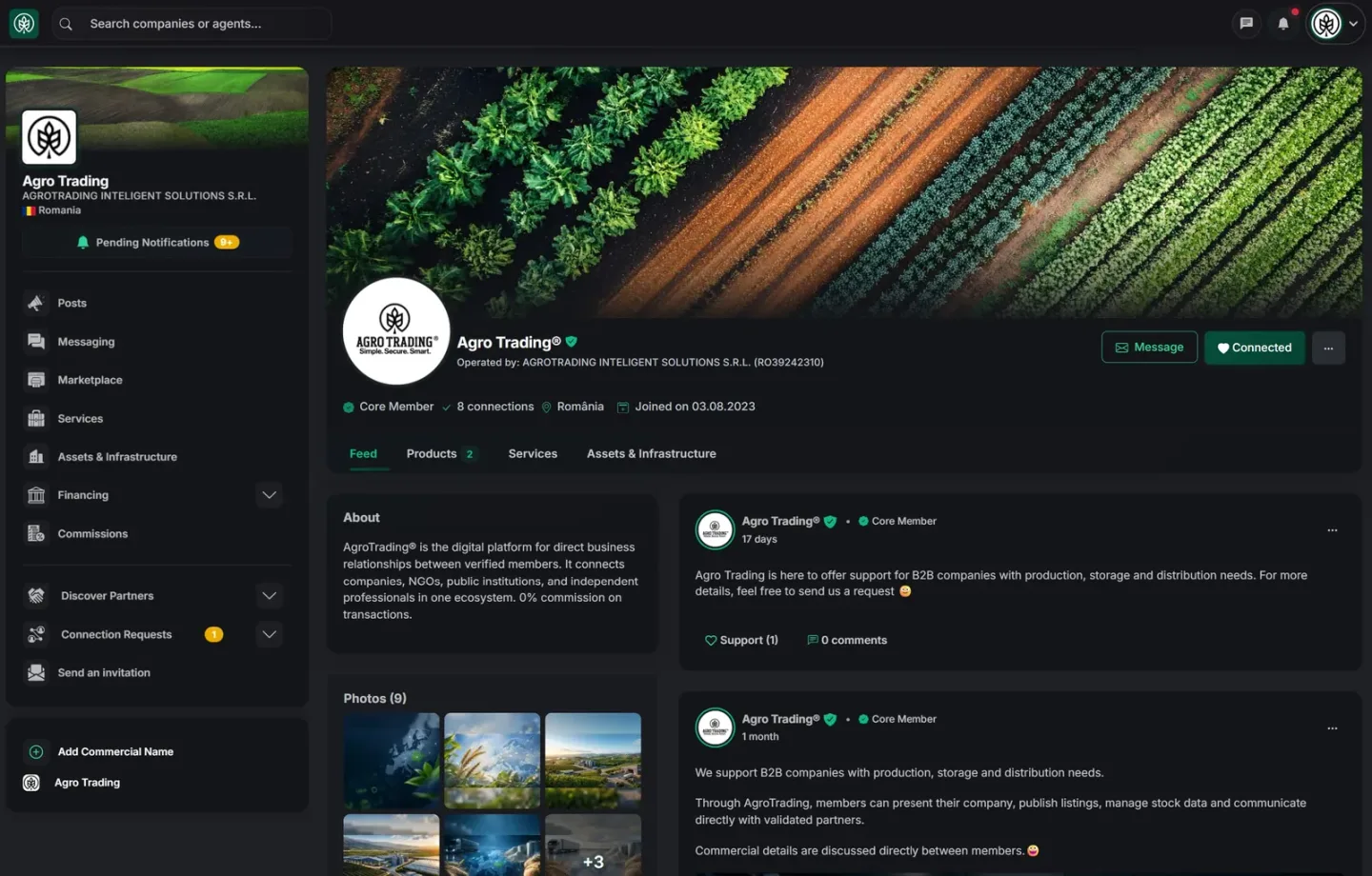 Funzionalità AgroTrading